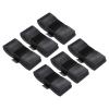 PATIKIL 43.3" Tennis Racket Grip Tape, 6 Pack PU Overgrip Stretchy Non-Slip Absorb Sweat for Badminton Fishing Rod, Black view 1