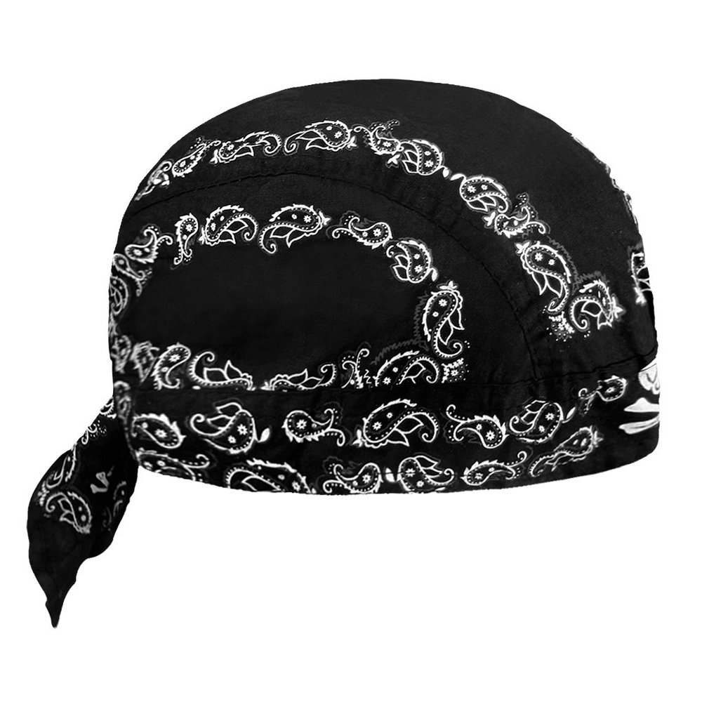 Breathable Cycling Skull Cap Sweat Absorbing Beanie Cap Doo Dew Rags Anti-UV Running Bandana Head Wrap Under Helmet Liner