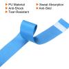 PATIKIL 43.3" Tennis Racket Grip Tape, 6 Pack PU Overgrip Round Groove Non-Slip Absorb Sweat for Badminton Fishing Rod, Blue view 4