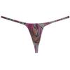 Botmois Men's Micro Swim Thong Sexy G-Strings Bikini Underwear Male Contour Pouch Tangas 2-Pack ZF L view 2
