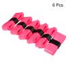 PATIKIL 43.3" Tennis Racket Grip Tape with Hole, 6 Pack PU Overgrip Stretchy Non-Slip Absorb Sweat for Badminton Fishing Rod, Pink view 2