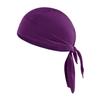 Breathable Cycling Skull Cap Sweat Absorbing Beanie Cap Doo Dew Rags Anti-UV Running Bandana Head Wrap Under Helmet Liner Purple view 1