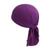 Breathable Cycling Skull Cap Sweat Absorbing Beanie Cap Doo Dew Rags Anti-UV Running Bandana Head Wrap Under Helmet Liner Purple view 2