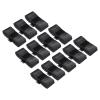PATIKIL 43.3" Tennis Racket Grip Tape, 12 Pack PU Overgrip Stretchy Non-Slip Absorb Sweat for Badminton Fishing Rod, Black view 1