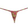 Botmois Men's Micro Swim Thong Sexy G-Strings Bikini Underwear Male Contour Pouch Tangas 2-Pack TX M view 2
