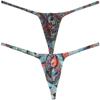Botmois Men's Micro Swim Thong Sexy G-Strings Bikini Underwear Male Contour Pouch Tangas 2-Pack MC L view 1