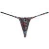 Botmois Men's Micro Swim Thong Sexy G-Strings Bikini Underwear Male Contour Pouch Tangas 2-Pack MC L view 2