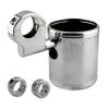 Motorcycle Handlebar Mount, Cup Drink Water Bottle Holder Crash Bar Bike 7/8" / 1"/1.25" Diameter view 1