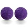 HPWFHPLF 2PCS Precut Tennis Balls for Walkers, Heavy Duty Long Lasting Glide Balls - Precut for Easy Installation, Universal Felt Pads for Walker Legs & Furniture, Floor Protectors (Purple) view 1