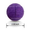 HPWFHPLF 2PCS Precut Tennis Balls for Walkers, Heavy Duty Long Lasting Glide Balls - Precut for Easy Installation, Universal Felt Pads for Walker Legs & Furniture, Floor Protectors (Purple) view 2