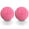HPWFHPLF 2PCS Precut Tennis Balls for Walkers, Heavy Duty Long Lasting Glide Balls - Precut for Easy Installation, Universal Felt Pads for Walker Legs & Furniture, Floor Protectors (Pink) view 1
