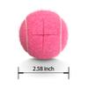 HPWFHPLF 2PCS Precut Tennis Balls for Walkers, Heavy Duty Long Lasting Glide Balls - Precut for Easy Installation, Universal Felt Pads for Walker Legs & Furniture, Floor Protectors (Pink) view 2