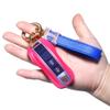 Mini Stun Gun with LED Flashlight and Wrist Strap  Unique Key fob Design (Pink) view 2