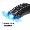 Mini Stun Gun with LED Flashlight and Wrist Strap  Unique Key fob Design (Black) view 4