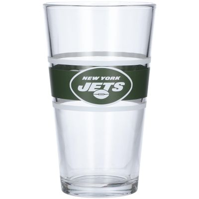 logobrands New York Jets 16oz. Stripe Pint Glass