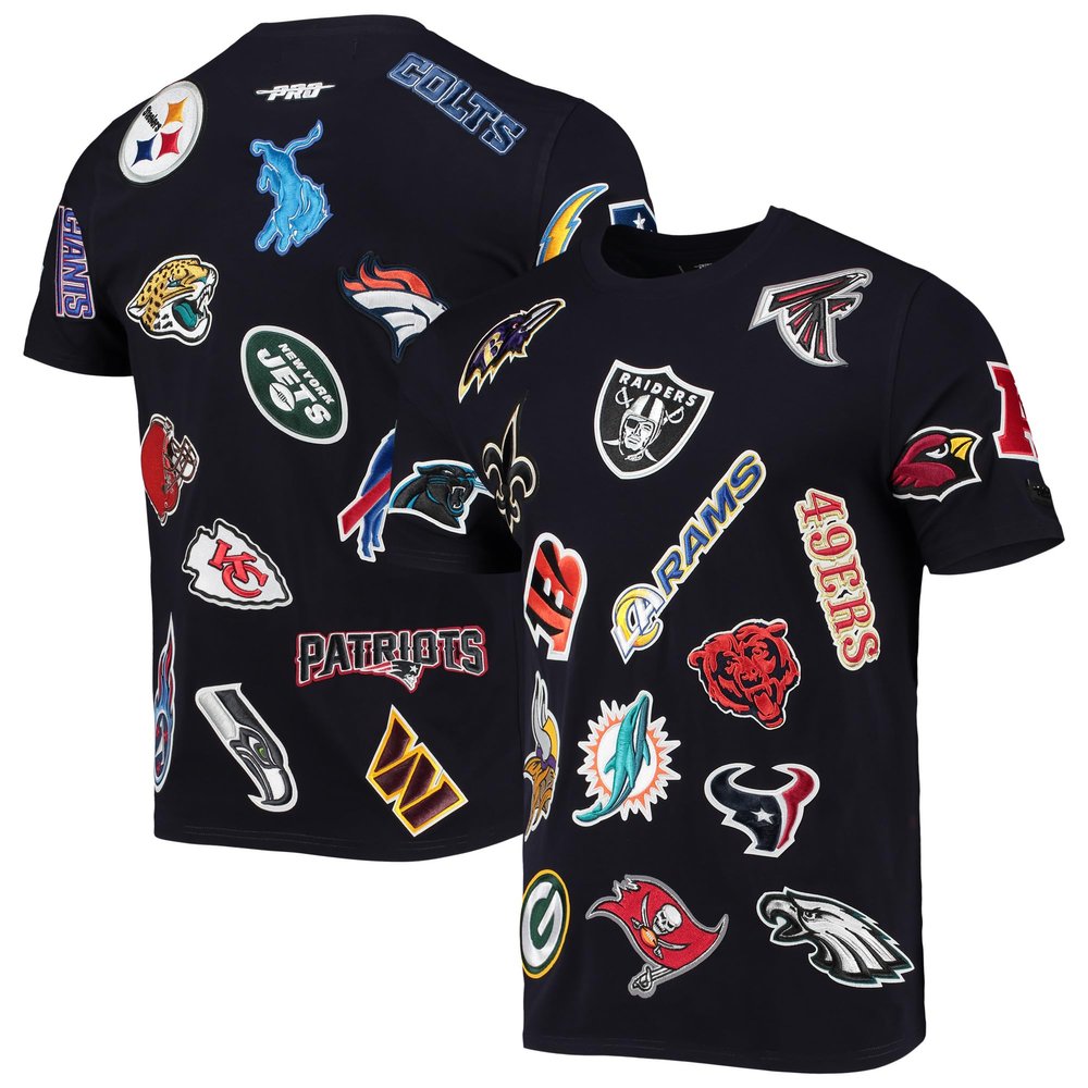 Pro Standard Men's Navy NFL League Wordmark T-Shirt