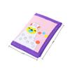 Leyeve wallet,Teen Wallet with Coin Pocket,Kids Wallets for Girls,RFID Trifold Canvas Outdoor lovely cartoon Wallet for Kids-Wallet with Magic Sticker - Alpaca view 2