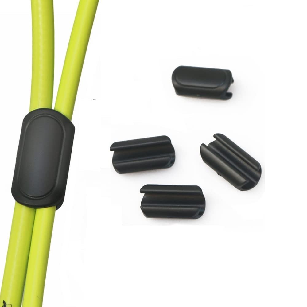 Bike Brake Shifter Cable Housing Guide Clips, Clipping 4mm and 5mm Cable Housing or Hose Together, Pack of 4 pcs