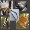 Branded Boards Black & Silver Zinc-Galvanized Heavy Duty Bushcraft Carabiner Spring Snap Clip Link Hooks 200-500lb Load 2, 6 & 12 Packs (Silver-8cm-6 Pack) view 4