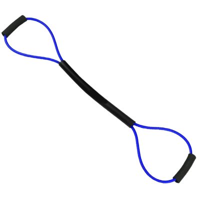 Fancyes Elastic Resistance Bands Pull Rope Agility Training for Shadow Boxing Punching Arm, Blue 25LB