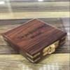 WOANIN Antiquated Finish Compass- Engraved Sundial Poem Compass with Wooden Case, Baptism Gift Retirement Gift for Men & Women view 4