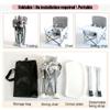 Kids Camping Chair Folding Portable Kids Outdoor Chair, Multifunctional Beach Chair Camping Chair Dining Chair, Save Space (Color : Gray) view 3