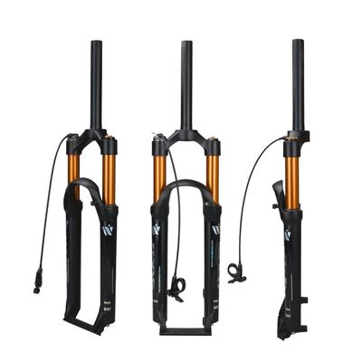 Jejy Mountain Bike Accessories 27.5 29 Magnesium Alloy Bicycle Front Fork Shock Fork Disc Brake Suspension Air Fork Straight Steerer 1-1/8" (Size : 29inch)