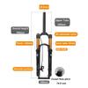 Jejy Mountain Bike Accessories 27.5 29 Magnesium Alloy Bicycle Front Fork Shock Fork Disc Brake Suspension Air Fork Straight Steerer 1-1/8" (Size : 29inch) view 2