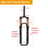 Jejy Mountain Bike Accessories 27.5 29 Magnesium Alloy Bicycle Front Fork Shock Fork Disc Brake Suspension Air Fork Straight Steerer 1-1/8" (Size : 29inch) view 3