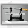 FLURSAILE Sword Stand Sword Rack, Wands Display Stand, Samurai Sword Stand, Katana Sword Holder (2-Tier) view 4