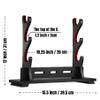 FLURSAILE Sword Stand Sword Rack, Wands Display Stand, Samurai Sword Stand, Katana Sword Holder (3-Tier) view 2