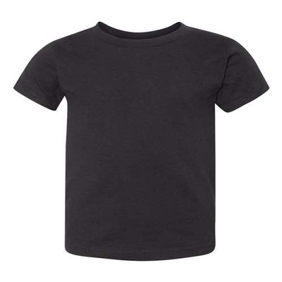Bella + Canvas Toddler Jersey Short-Sleeve T-Shirt 5T BLACK