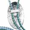 2 1/10 x 1 1/2 Inch Southwest Indian Chief Faux Inlay Bolo Tie Cord Tips EPBT99 view 3