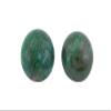 18.90 Carat Two Round Sonora Sunset Chrysocolla Gem Gemstone Cab Cabochon 2588B view 1