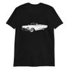 1960 Thunderbird Convertible T-Bird T Bird Antique Car Short-Sleeve T-Shirt Black view 1