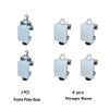Brocraft Alumacraft Boat Bimini Top Mount/Alumatrac System Canopy Mounts/AlumaTrac Track Boat Accessories - Not Drilling Required view 2