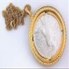 1922 REAL PEACE SILVER DOLLAR GOLDPLATED PENDANT & GOLD PLATED 18 INCH CHAIN view 2