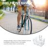 BESPORTBLE Mountain Bike Front Basket Iron Hanging Bike Basket Easy Release Hooks Sleek Design for Convenient Riding view 3