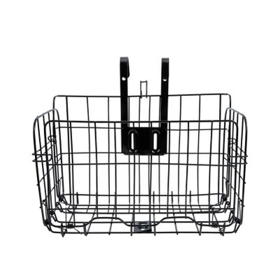 BESPORTBLE Mountain Bike Basket Metal Front Basket for Fast Release Design Lightweight Iron Construction Scratch-Resistant and Detachable for Commuting and Leisure Rides