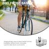 BESPORTBLE Mountain Bike Basket Metal Front Basket for Fast Release Design Lightweight Iron Construction Scratch-Resistant and Detachable for Commuting and Leisure Rides view 3