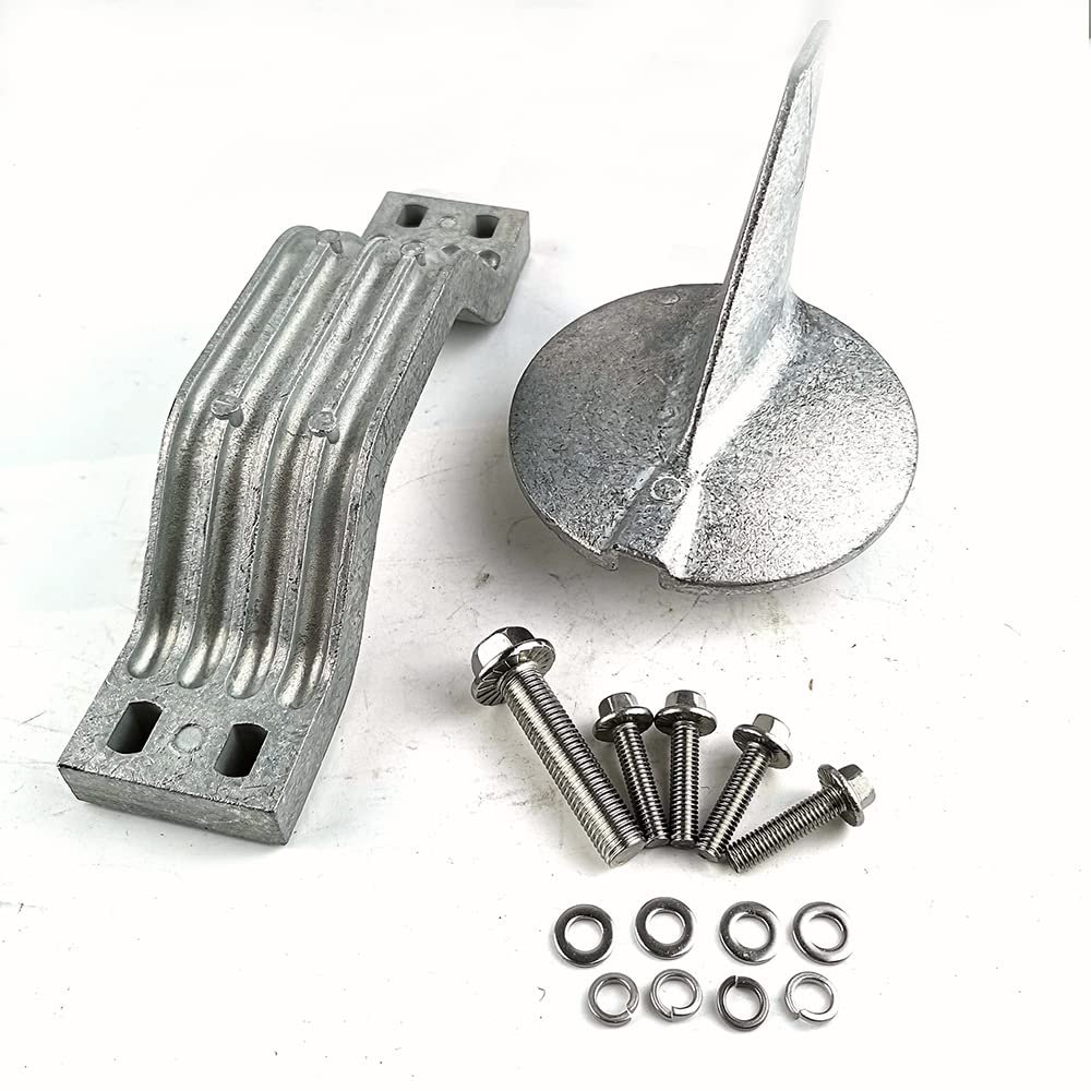 Anode Kit 6G5-45251-01 61A-45371-00 for Yamaha 200-250 HP Outboards (Aluminium alloy)