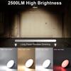 IODOO 10000mAh 30W Rechargeable Camping Light with Remote 3000LM 2700/4000/6500K/RED LED Camping Lantern Portable IP45 Waterproof Tent Lights Power Failur for Parents Christmas Gift view 2