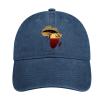 African Safari Giraffe Unisex Adult Curved Brim Baseball Hat Cap of Sports Denim Freely Adjustable view 1