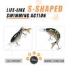 TRUSCEND Easy Catch SwimMax with BKK Hooks, Magic Noisy Wiggling and Vibrating Actions for More Bites, Lifelike Fishing Lures for Bass Trout Walleye Crappie, Strongest Dyneema Fiber Jointed Swimbaits view 4