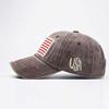 American Flag Hat Baseball Cap,Man Black Hat Dad Hat Adjustable Quick Drying Hat Running Hat (Coffee, One Size) view 2