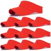 10 Pack Men Women Sun Visor Adjustable UV Protection Blank Sun Visor Hats Caps for Beach Pool Golf Tennis Sports (10Pack-Red)