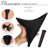 ABXLNIU Female Urination Device, Pee Funnel for Women with 14.54 oz. Water Bottle, Female Urinal Funnel Allows She Pee Standing Up, Reusable for Car, Camping, Black view 4