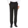 Mens Classic Fit Flat Front Hidden Expandable Waist Dress Pants No Iron Suit Pants(Black,40W32L) view 1