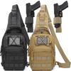 ATBP Small Tactical Sling Backpack Bag Holster One Over Shoulder Bag Pack Men With Universal Holster view 1