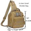 ATBP Small Tactical Sling Backpack Bag Holster One Over Shoulder Bag Pack Men With Universal Holster view 2